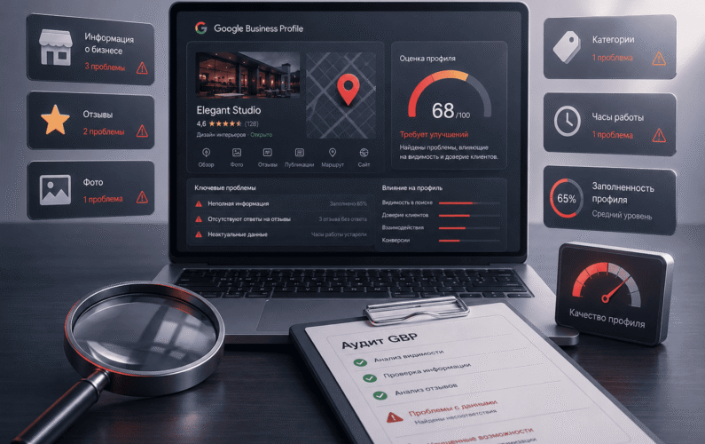 Аудит Google Business Profile (GBP)